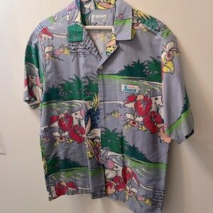 Men’s Hawaiian Original Jams Surf Line Shirt Sz M